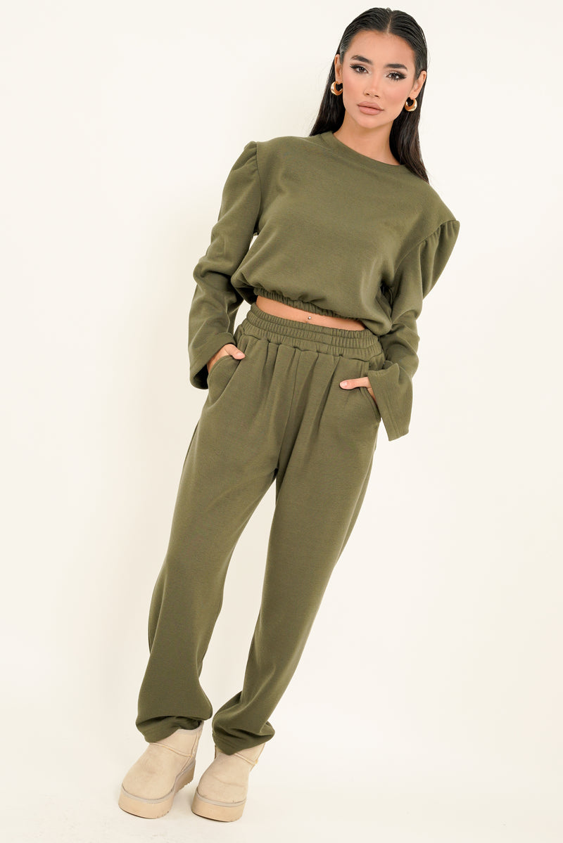 Angie Trouser - Army Green