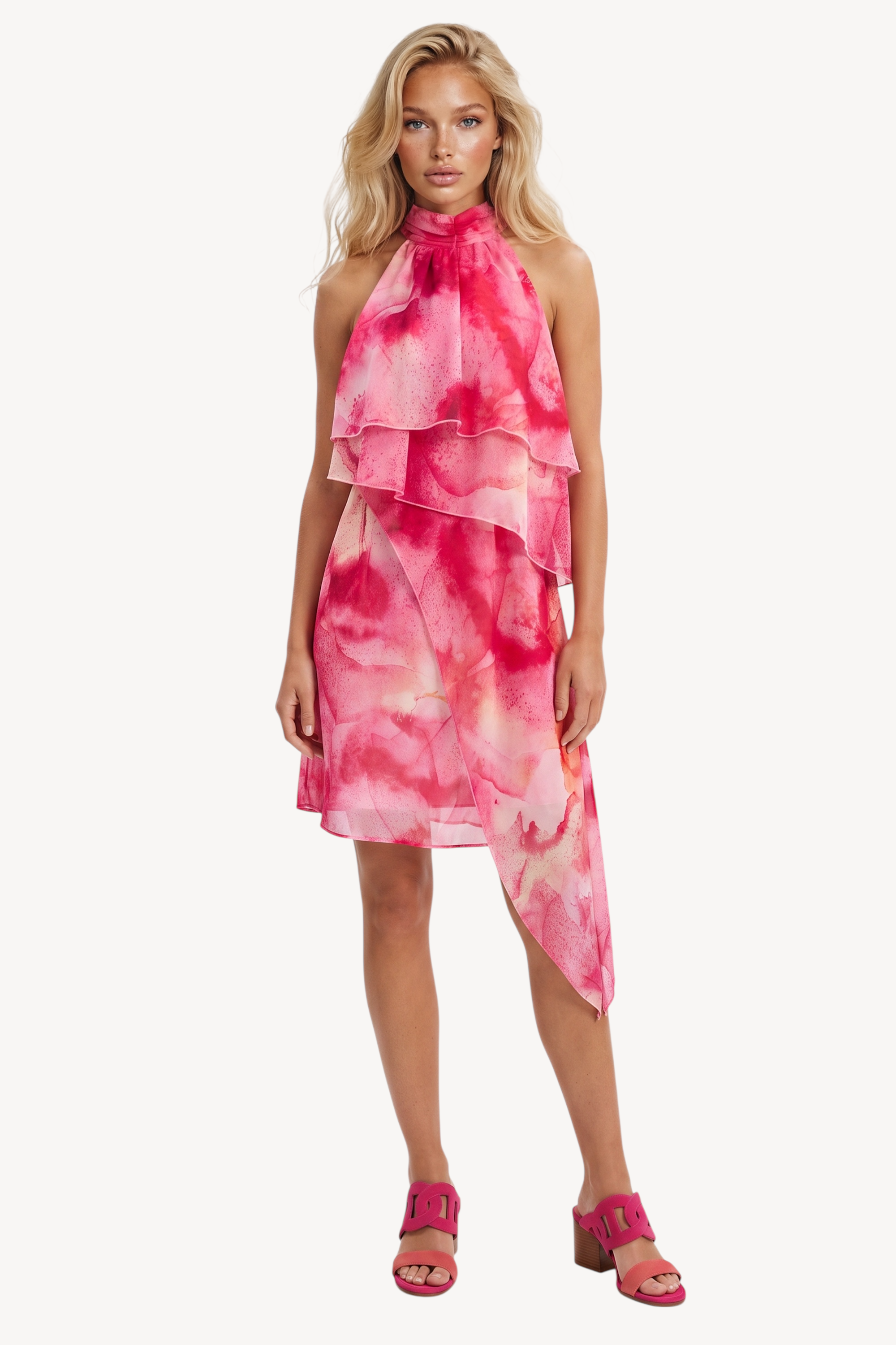 Ruby Cascade Dress