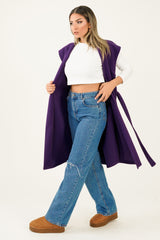 Mona Gilet - Dark Purple