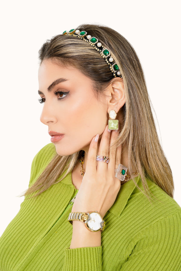 Svety Earrings - Lime