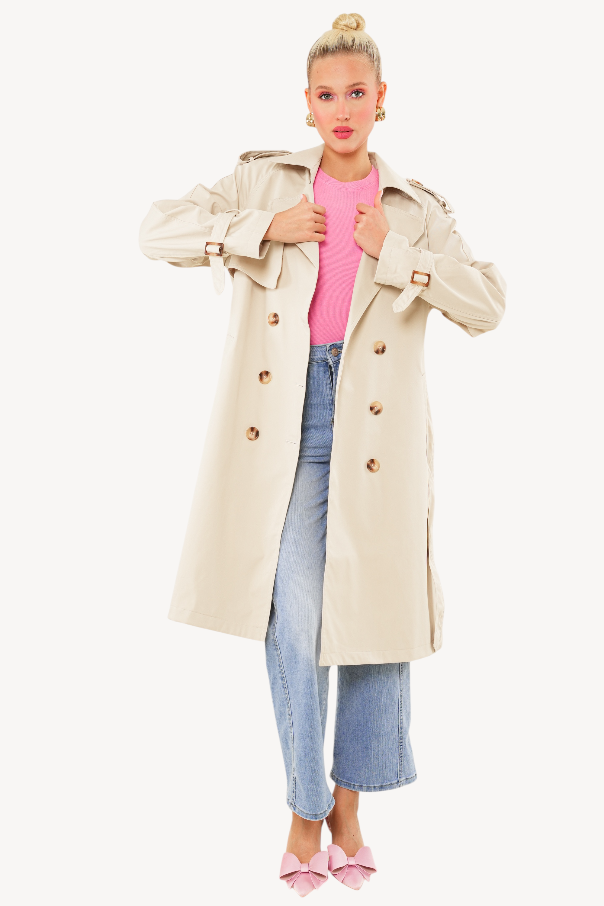 Lila Trenchcoat
