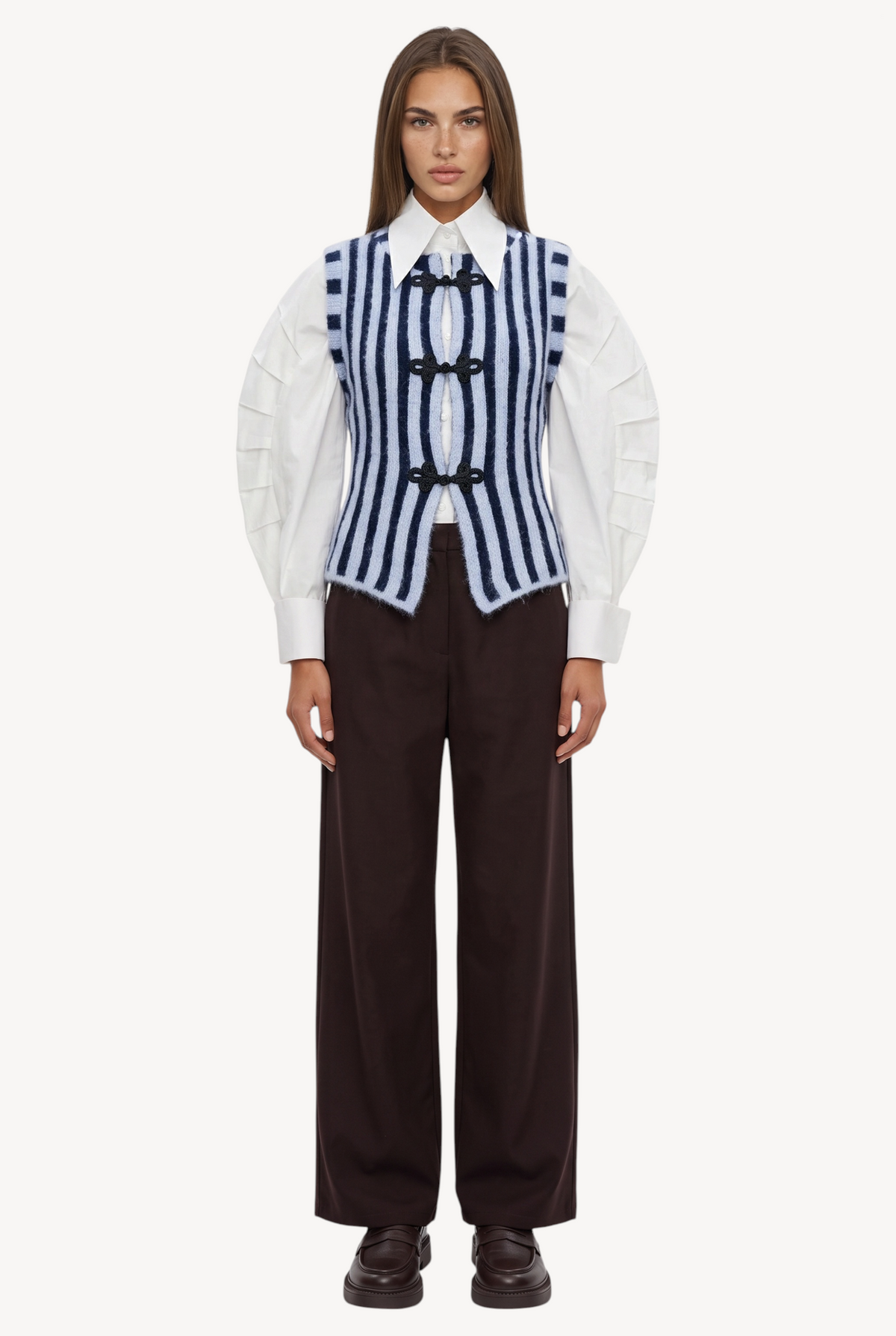 Bow Stripe Vest