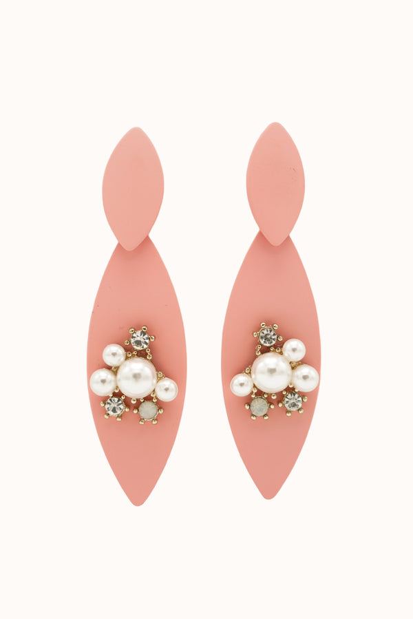 Savannah Earrings - Peach