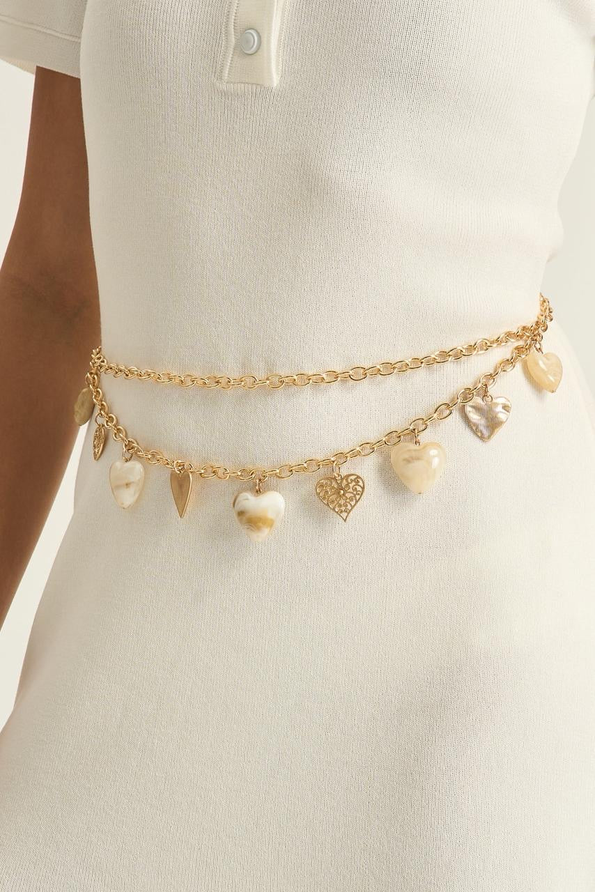 Heart Charm Belt