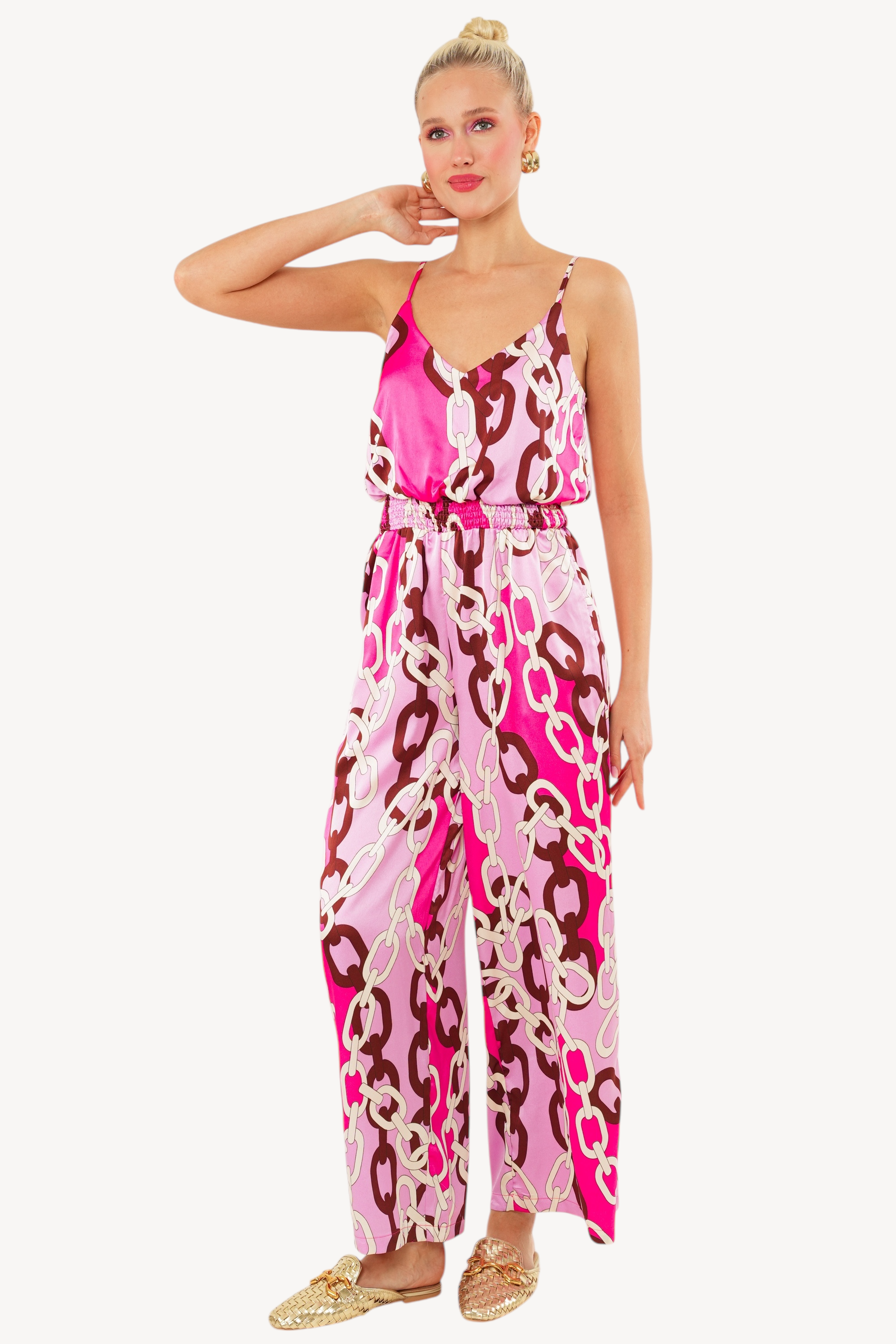 Chaina Jumpsuit - Pink