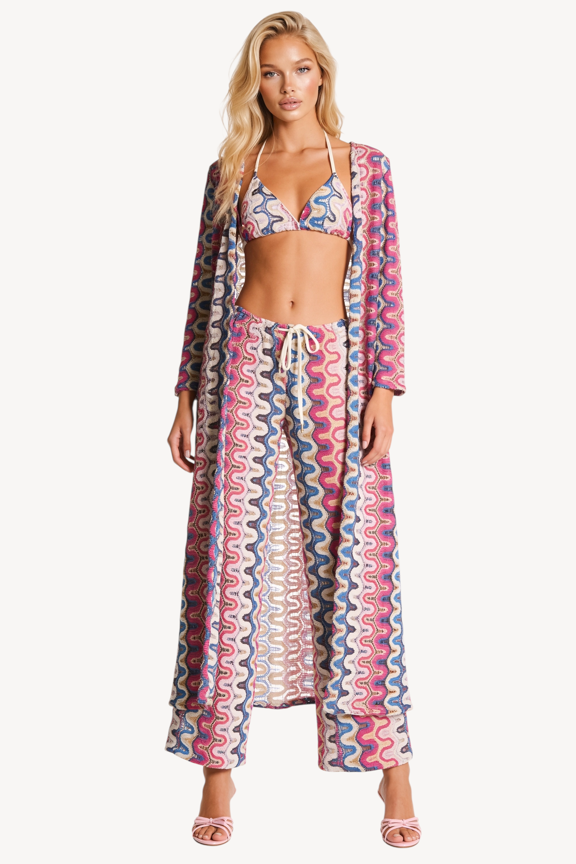 Amalfi Waves Kaftan