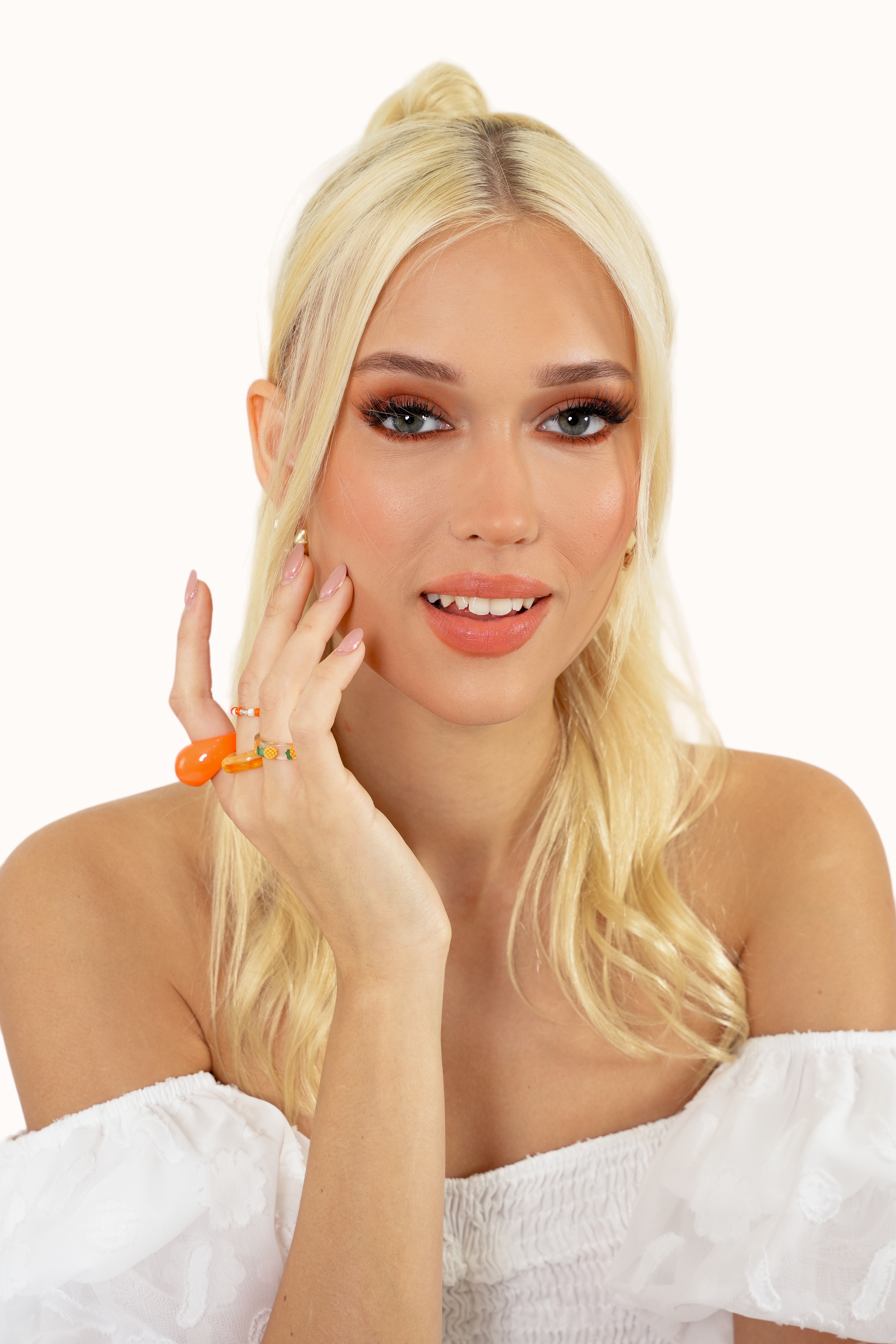Lena Rings - Orange