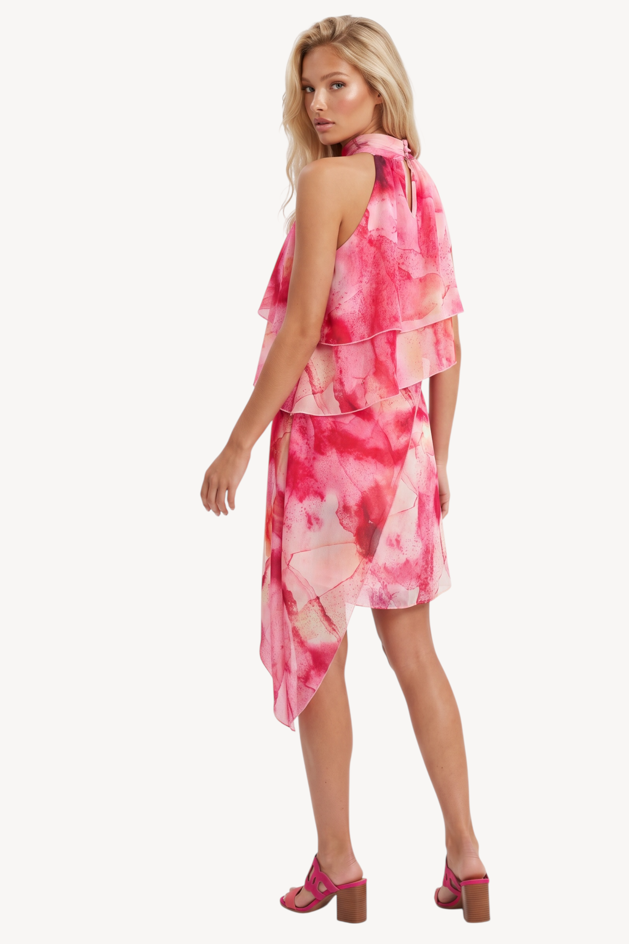 Ruby Cascade Dress