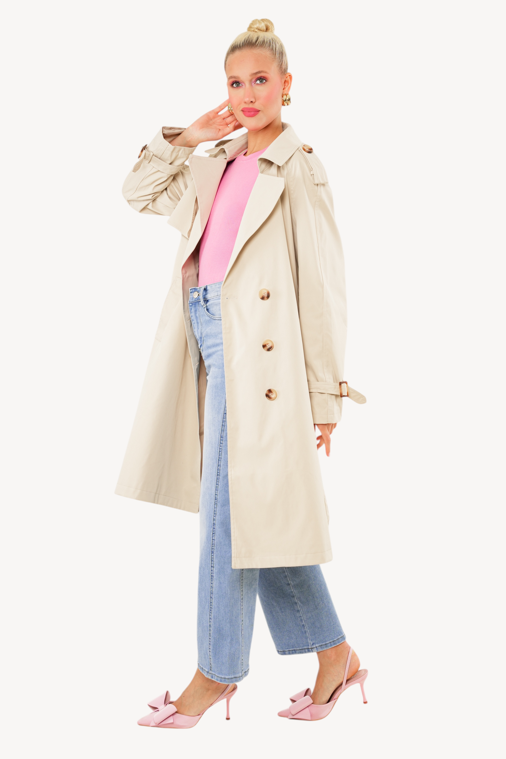 Lila Trenchcoat
