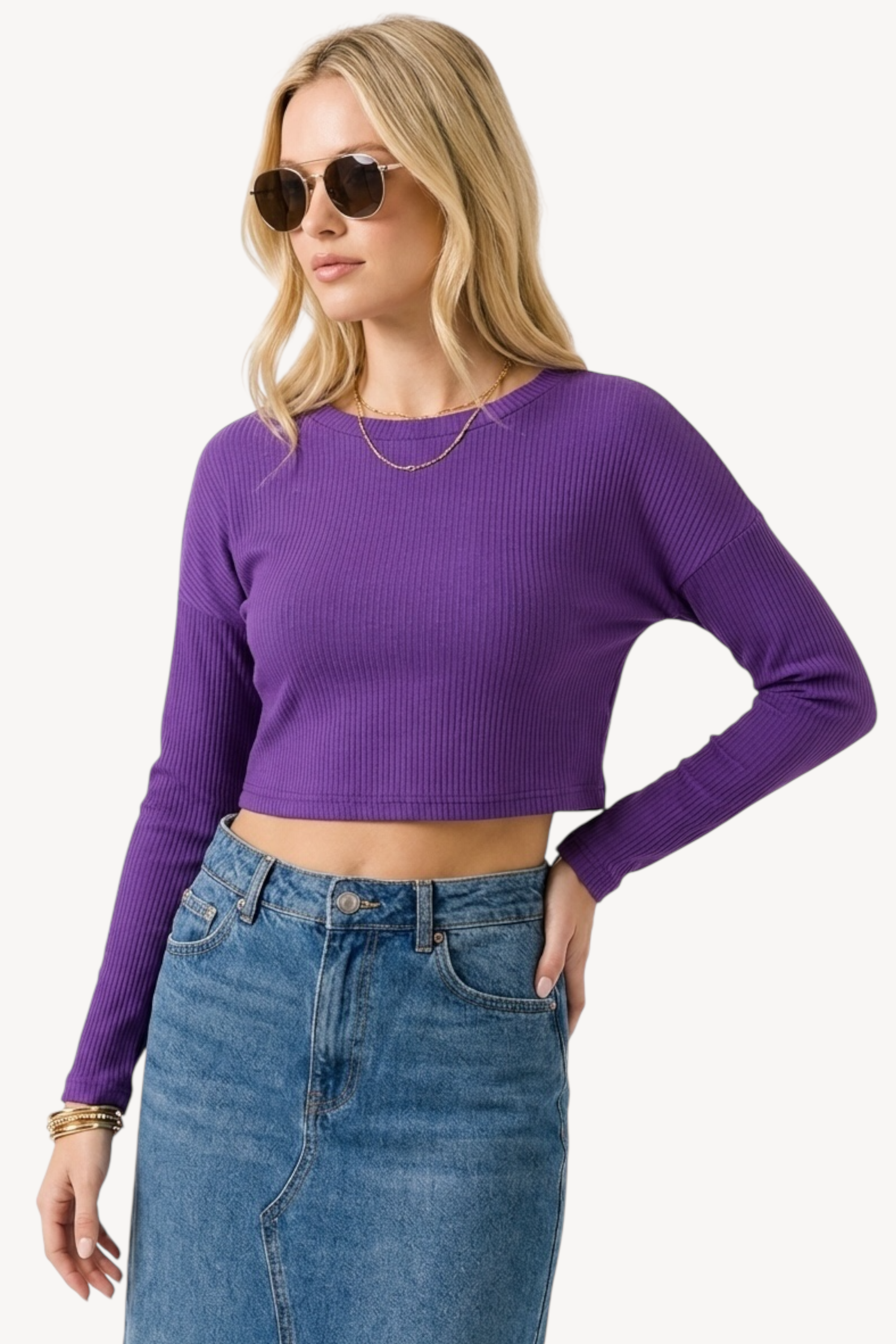 Roos Top - Purple