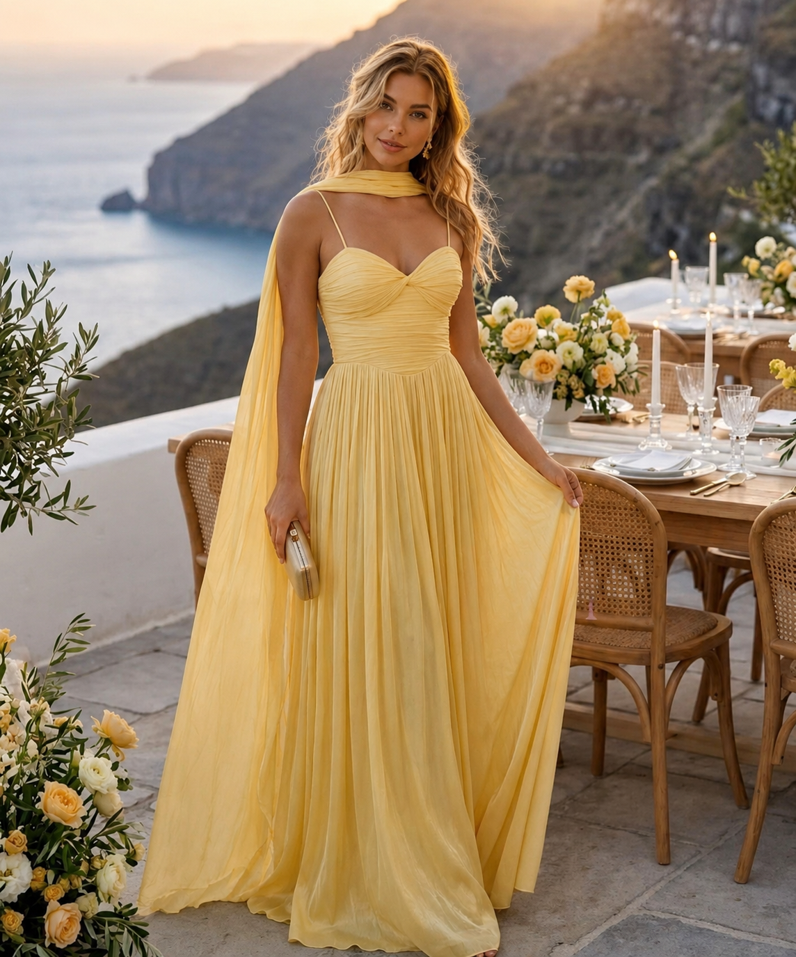 Champagne At Sunset Dress