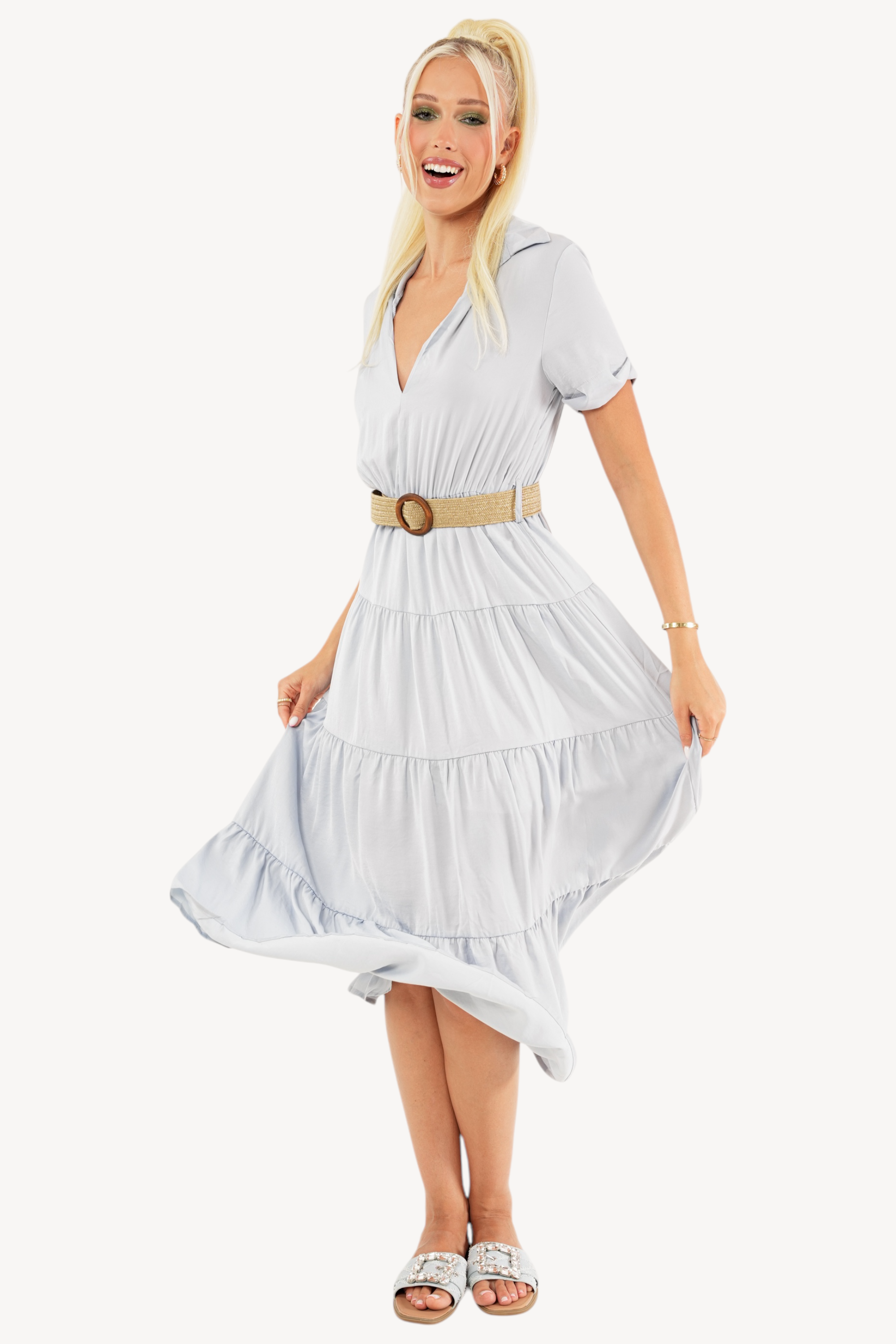 Brianna Dress - Blue