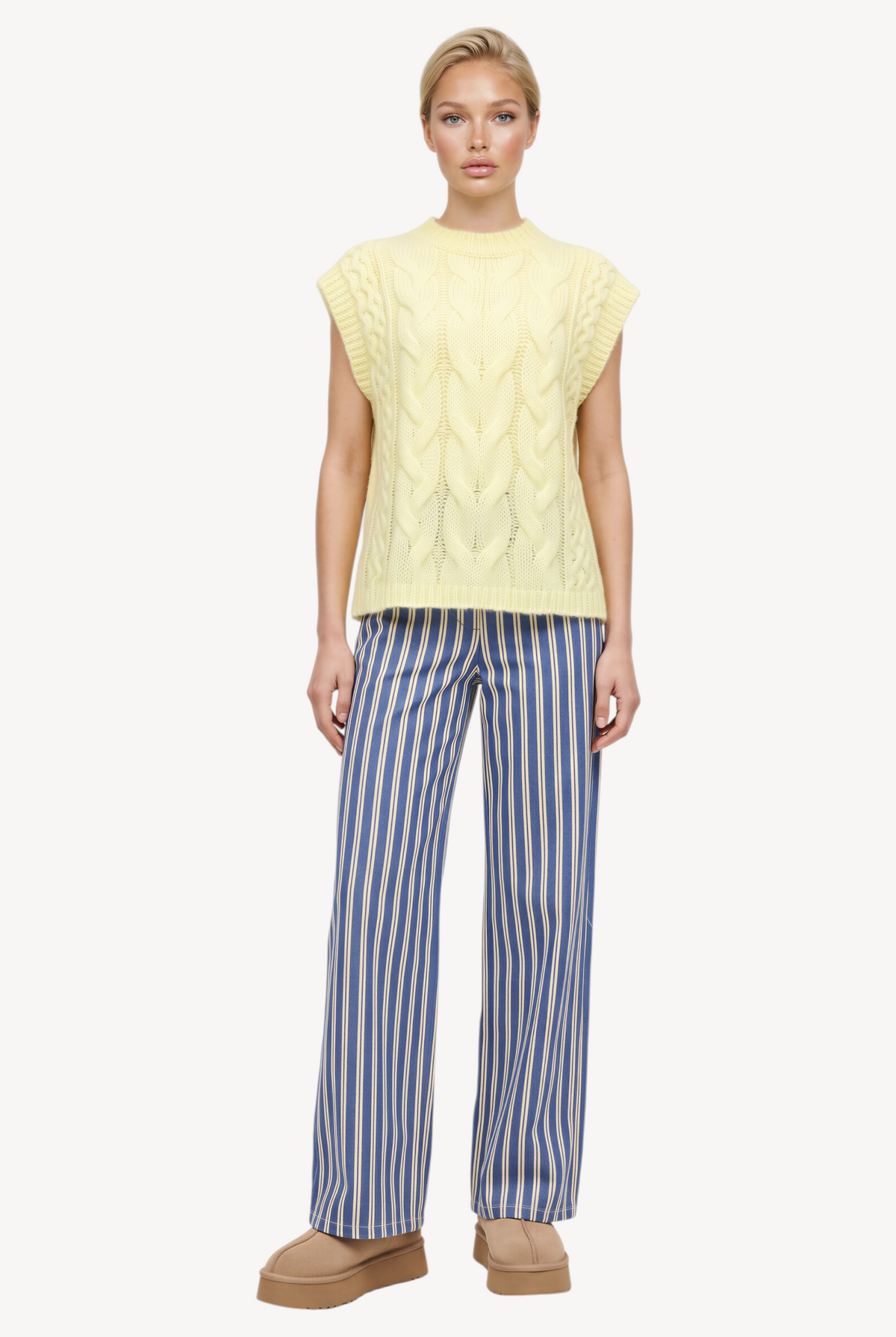 Lemon Twist Knit Top