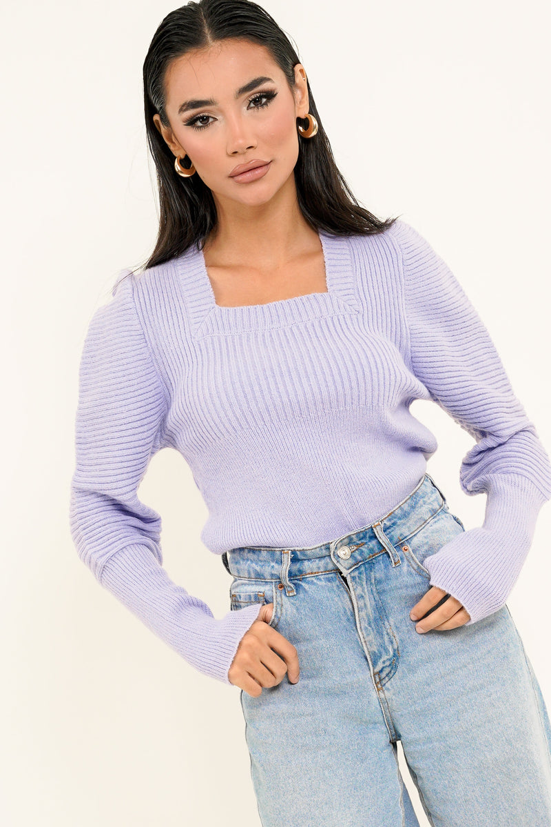 River Sweater - Lila