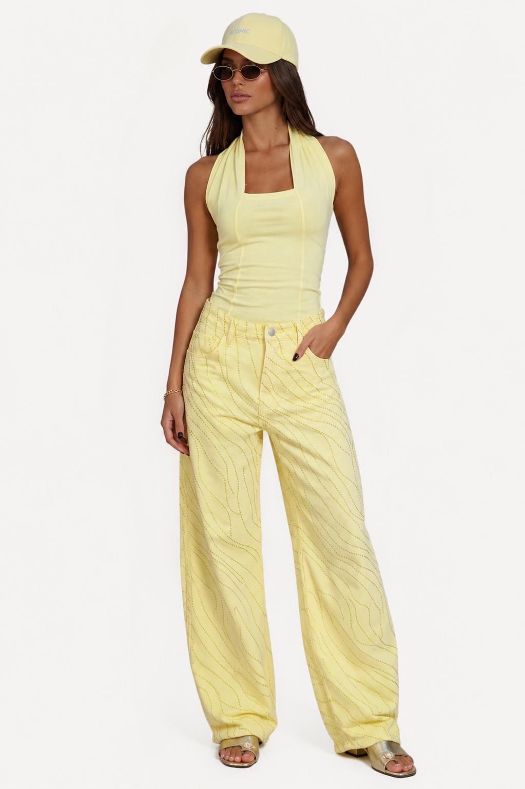 Sunlit Lines Jeans