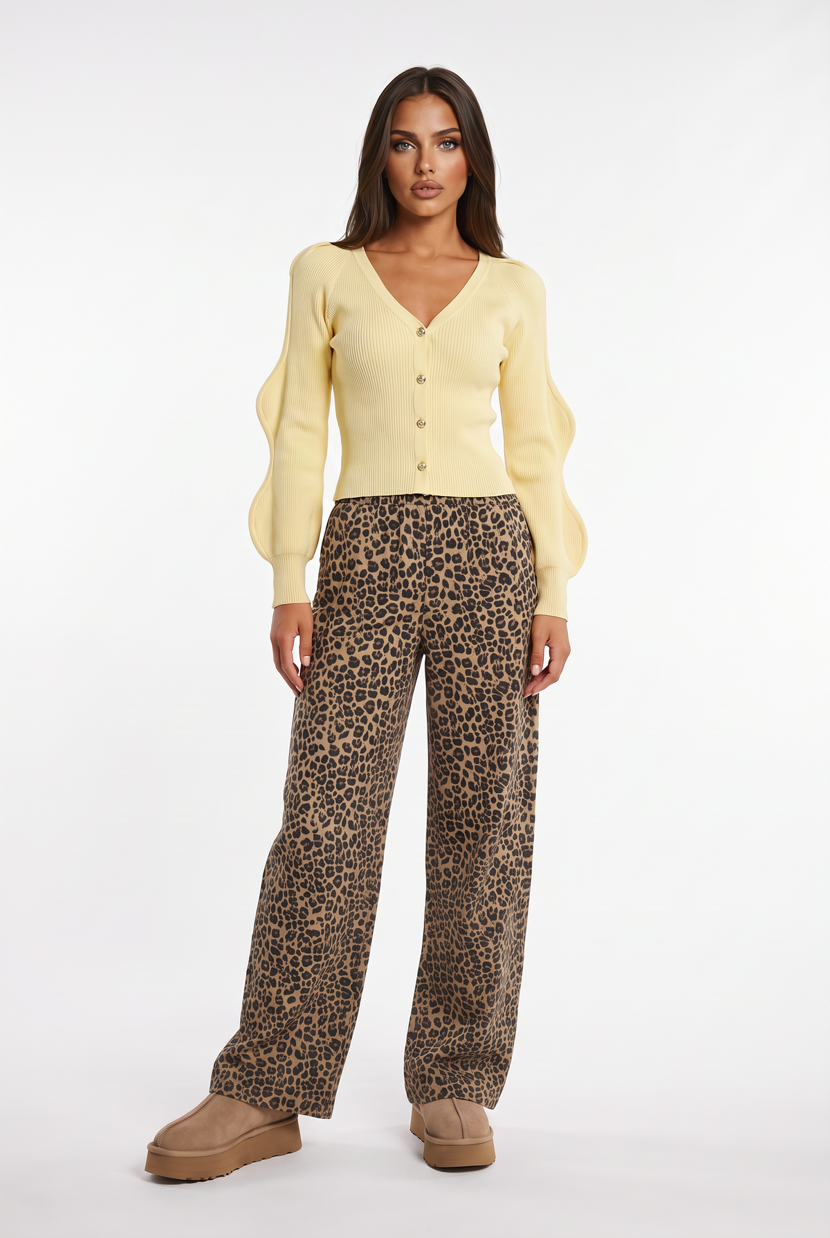 Soft Button Polo Knit