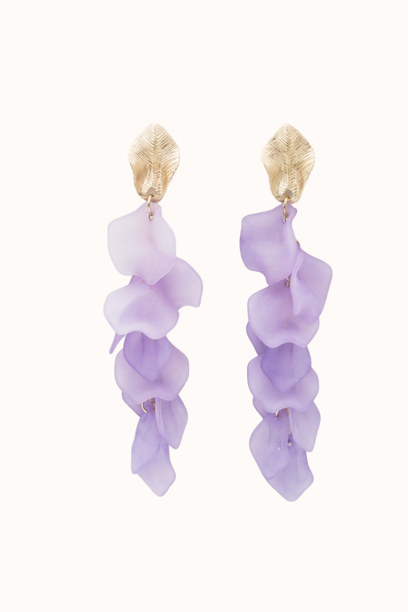 Mila Earrings - Purple