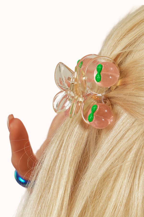 Mila Hair Clip - Peach