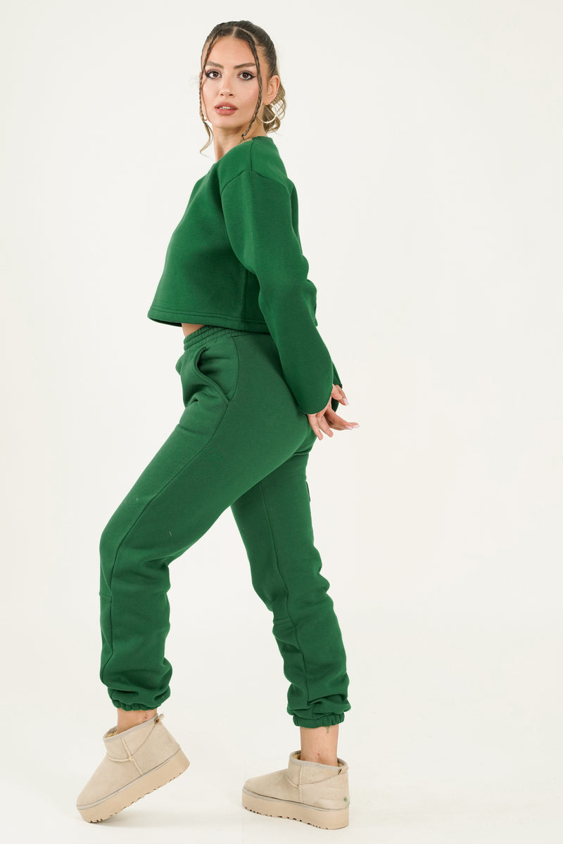 Diletta Trouser - Dark Green
