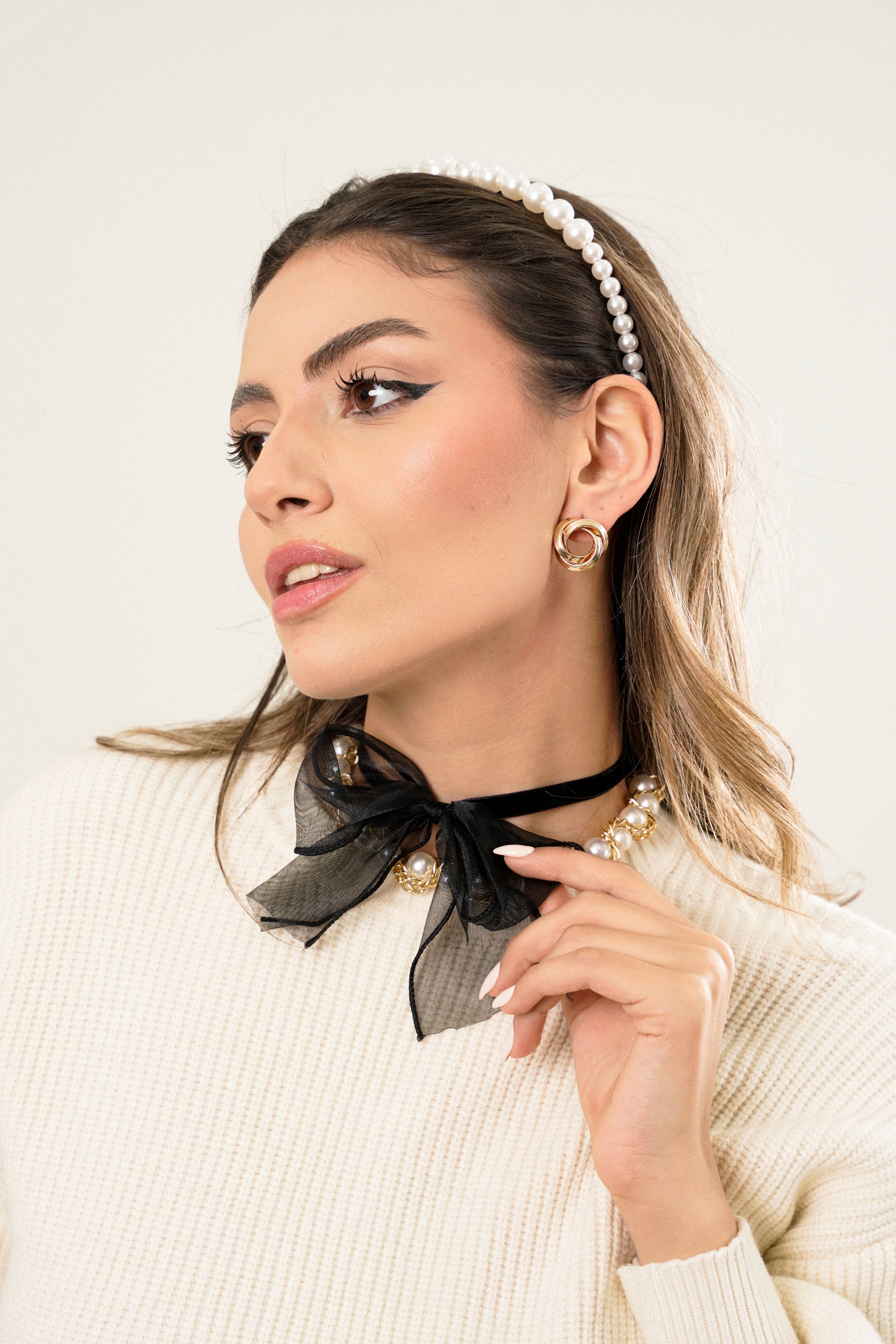 Eliza Necklace - Black