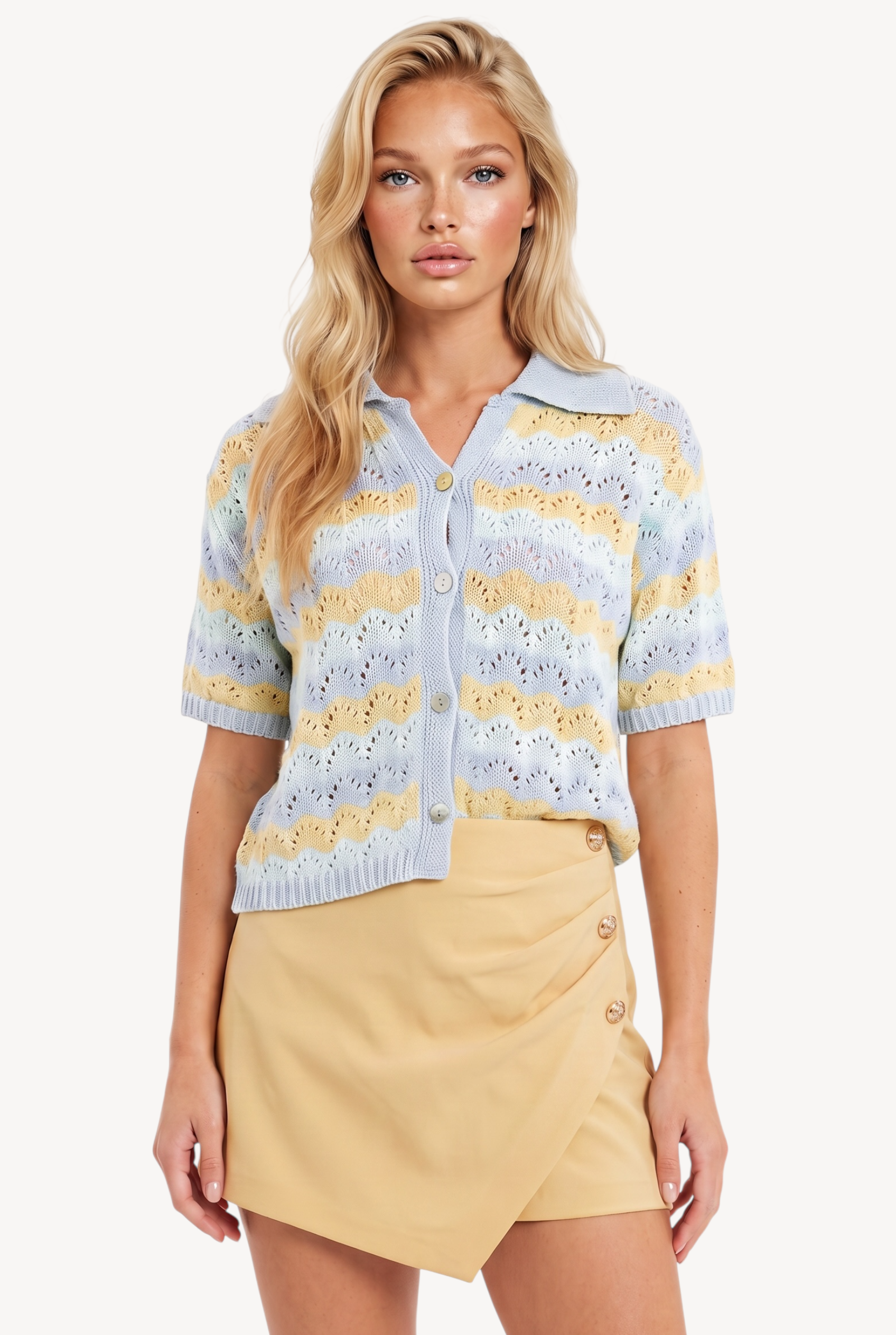Golden Detail Skort