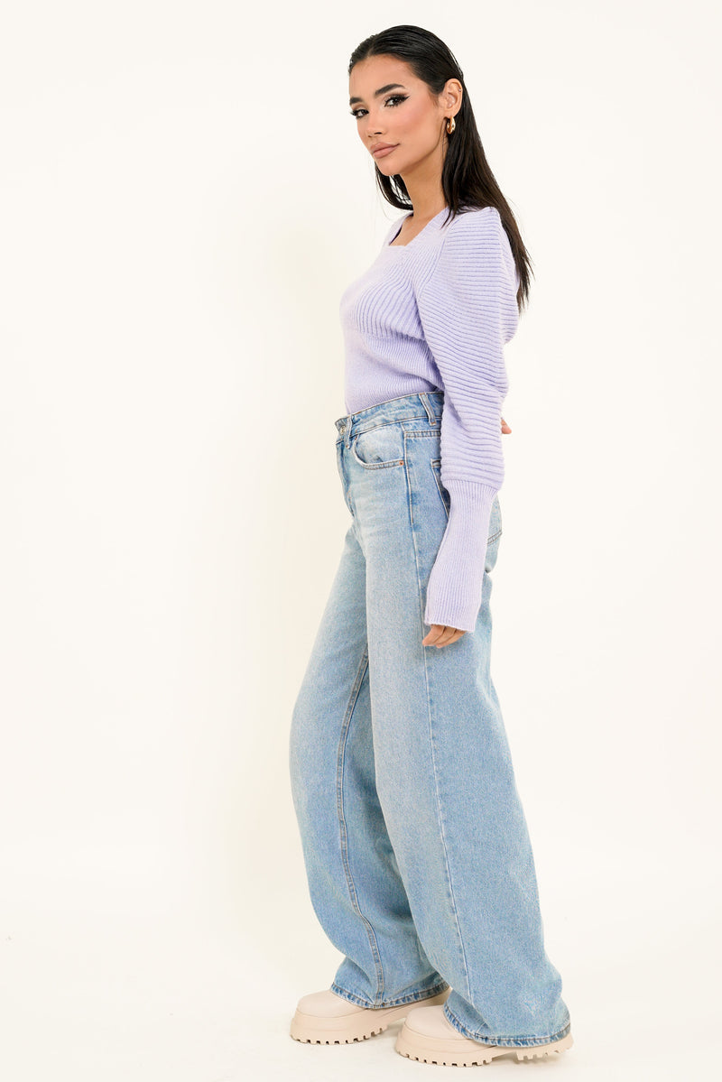 River Sweater - Lila