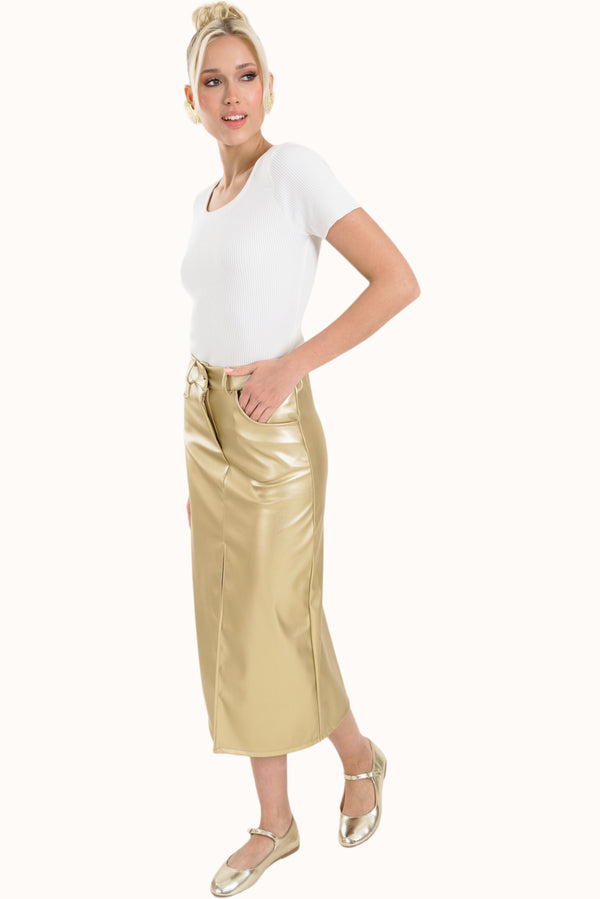 Valentina Skirt - Gold