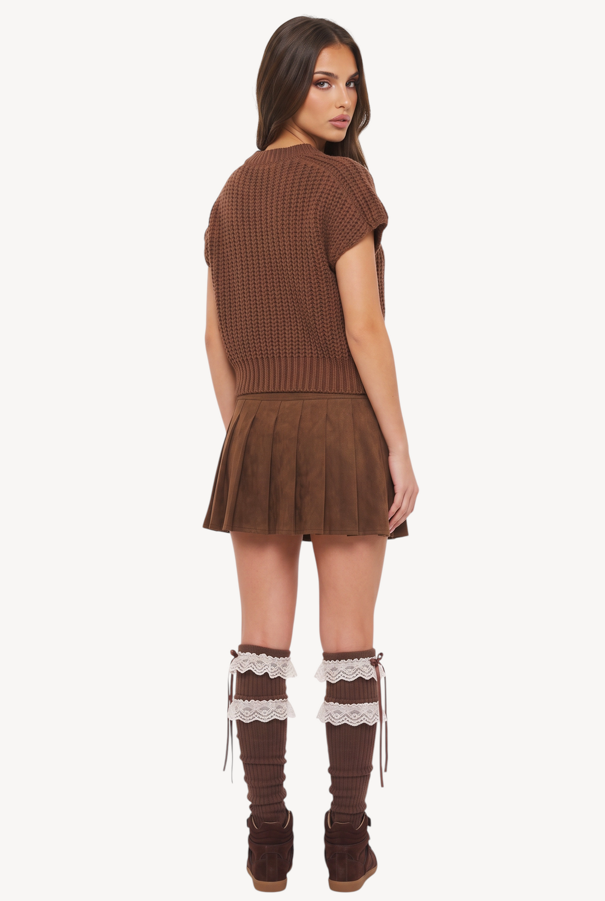Cable Knit Vest