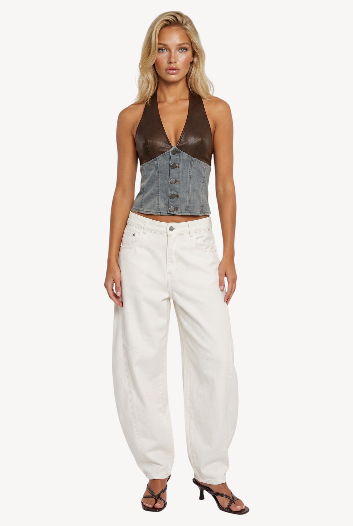 Denim After Dark Top