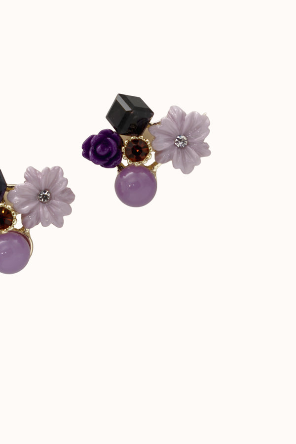 Abbie Earrings - Purple