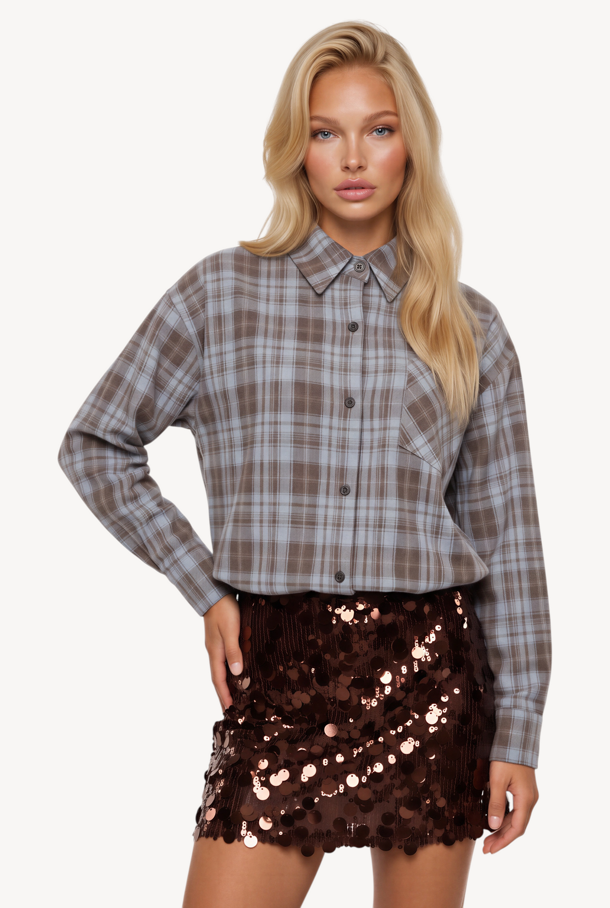 Meet Me Later Check Shirt
