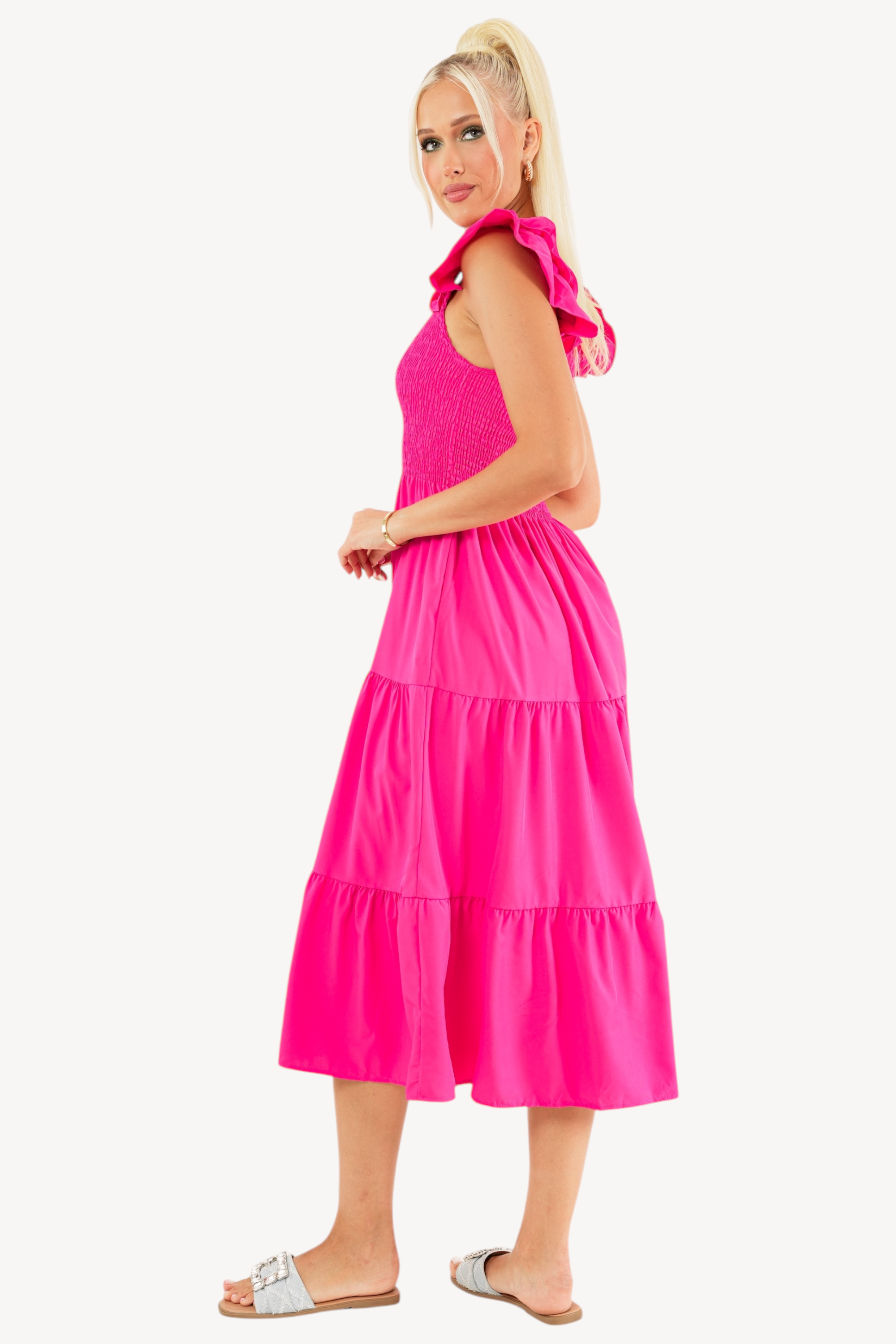 Dolla Dress - Fuchsia