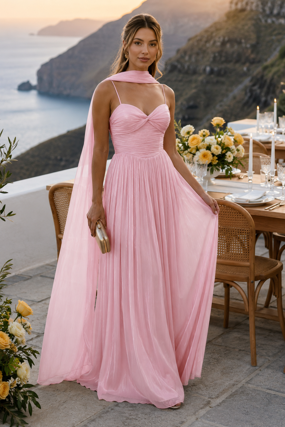 Champagne At Sunset Dress