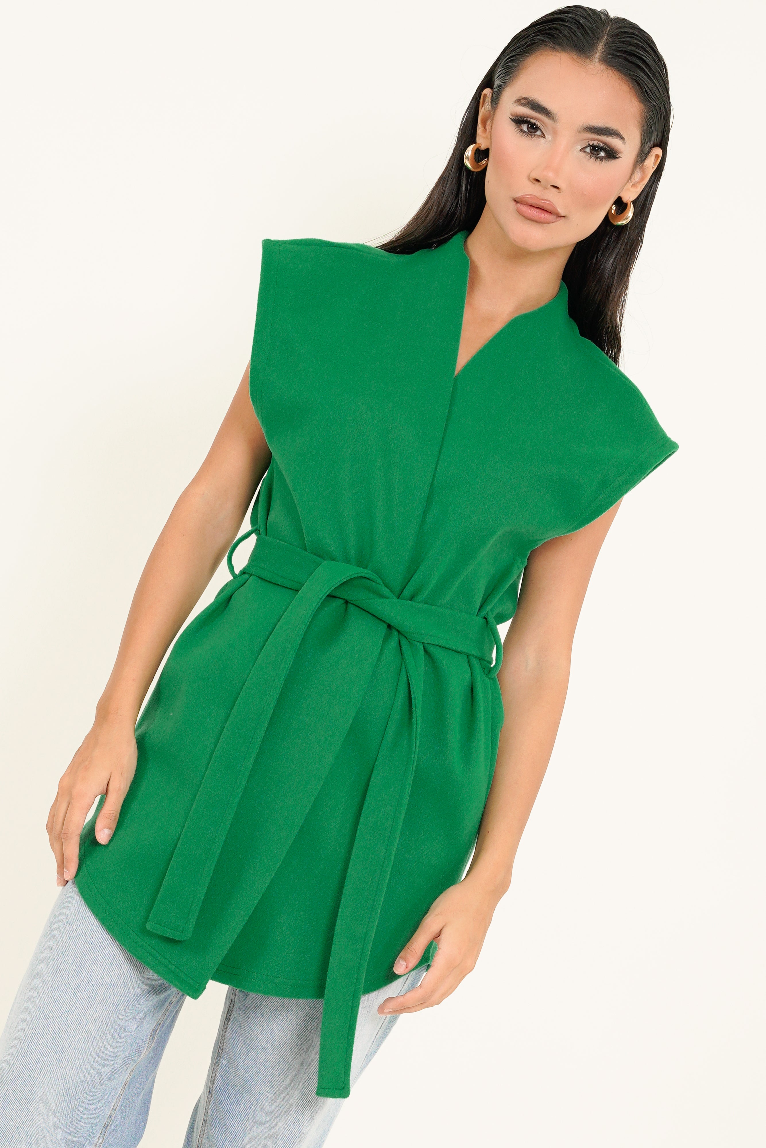 Nyra Gilet - Green