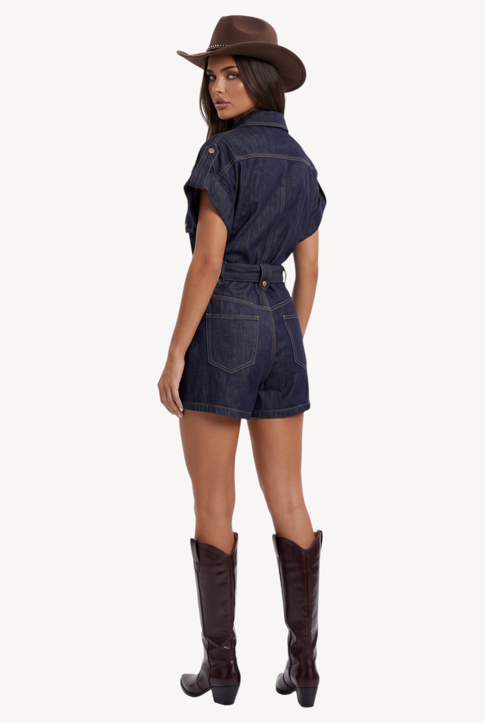 Midnight Denim Playsuit
