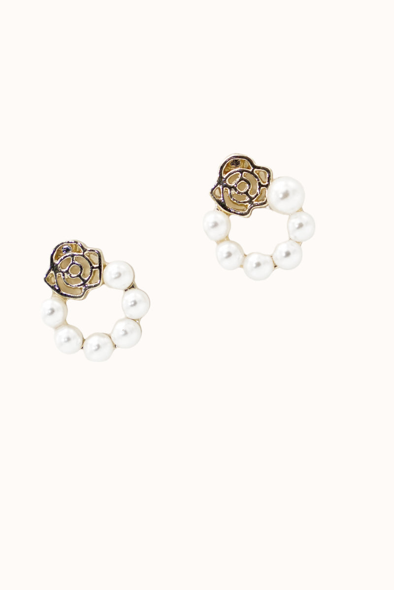 Miguelle Earrings - White
