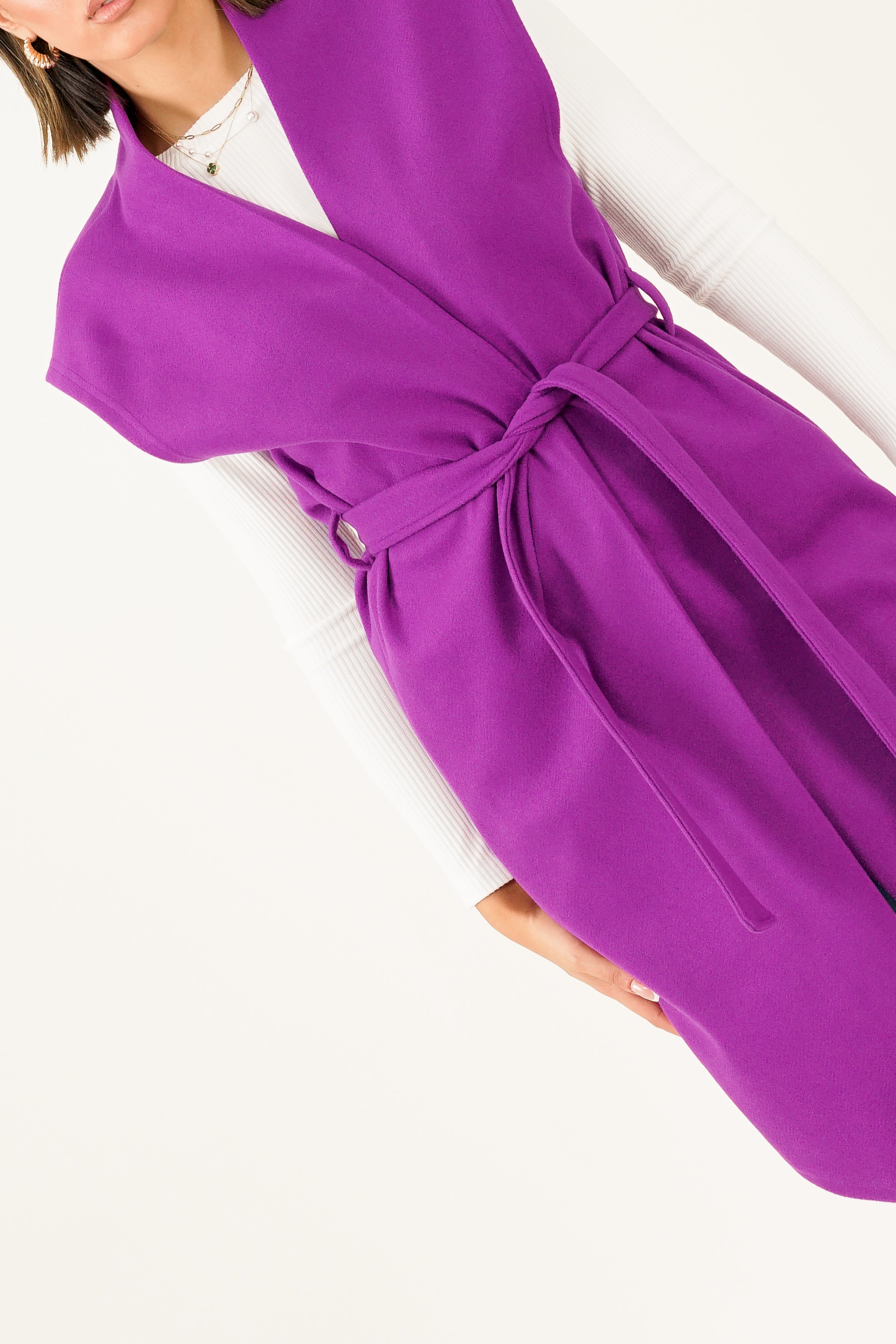 Mona Gilet - Purple