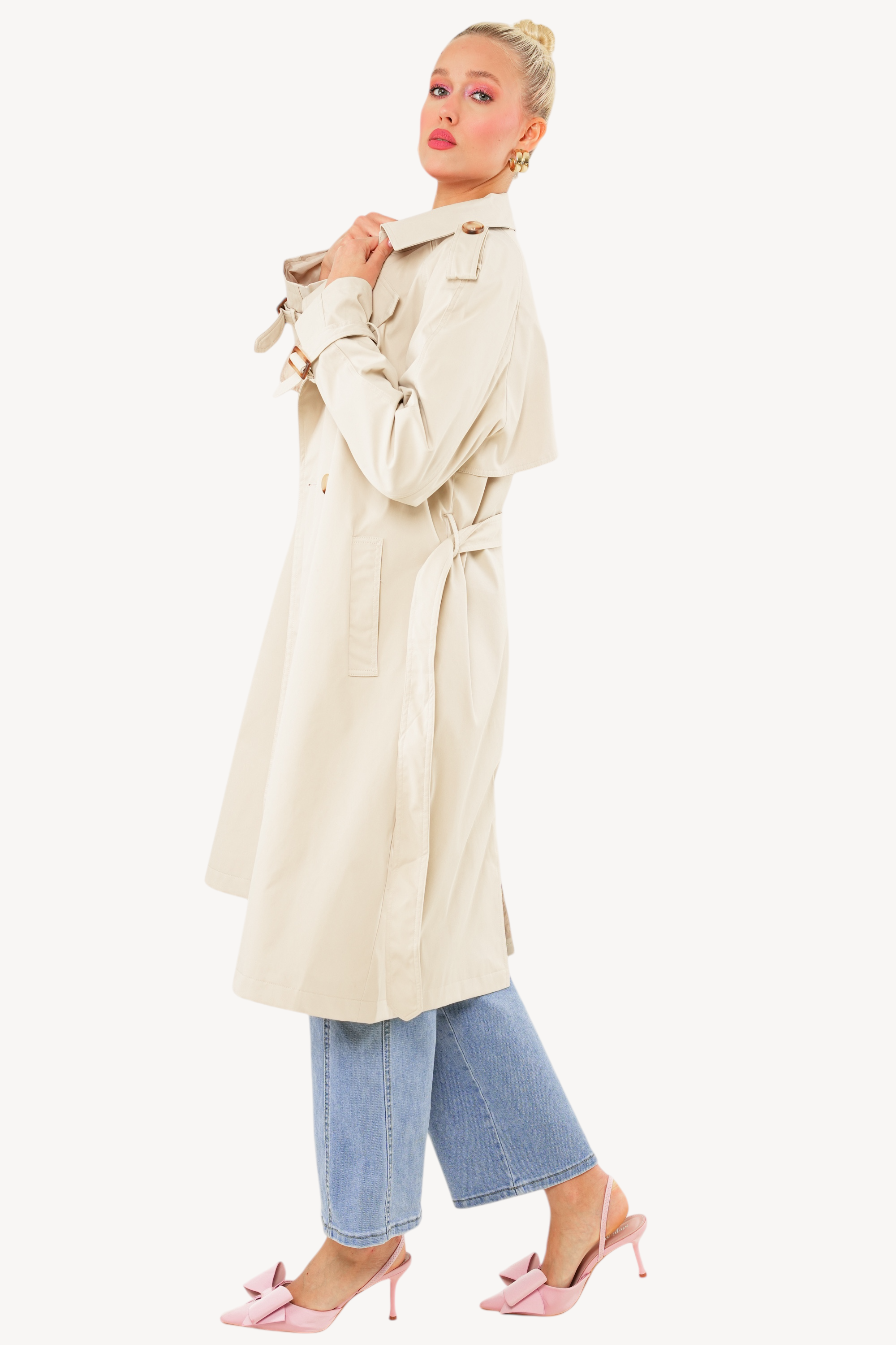 Lila Trenchcoat