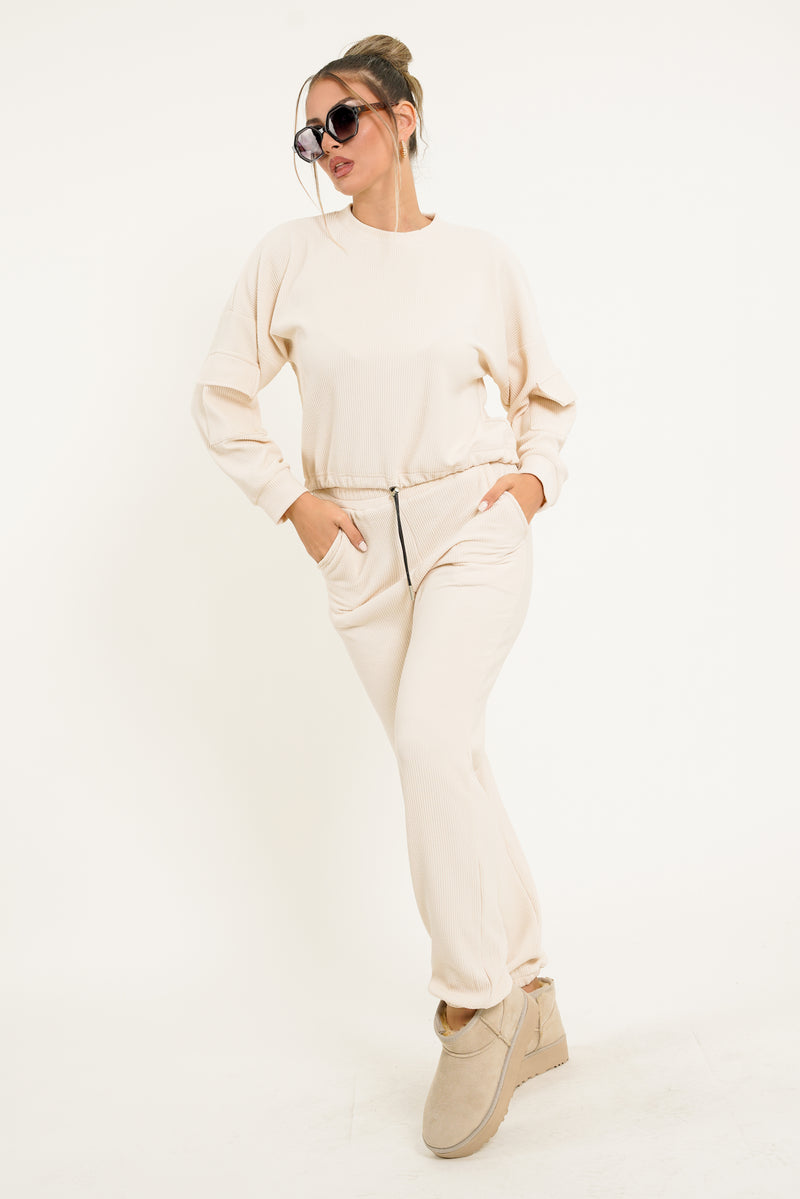 Stacy Trouser - Creme