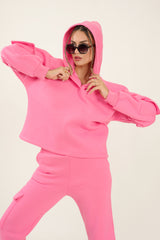 Gracia Hoodie - Pink
