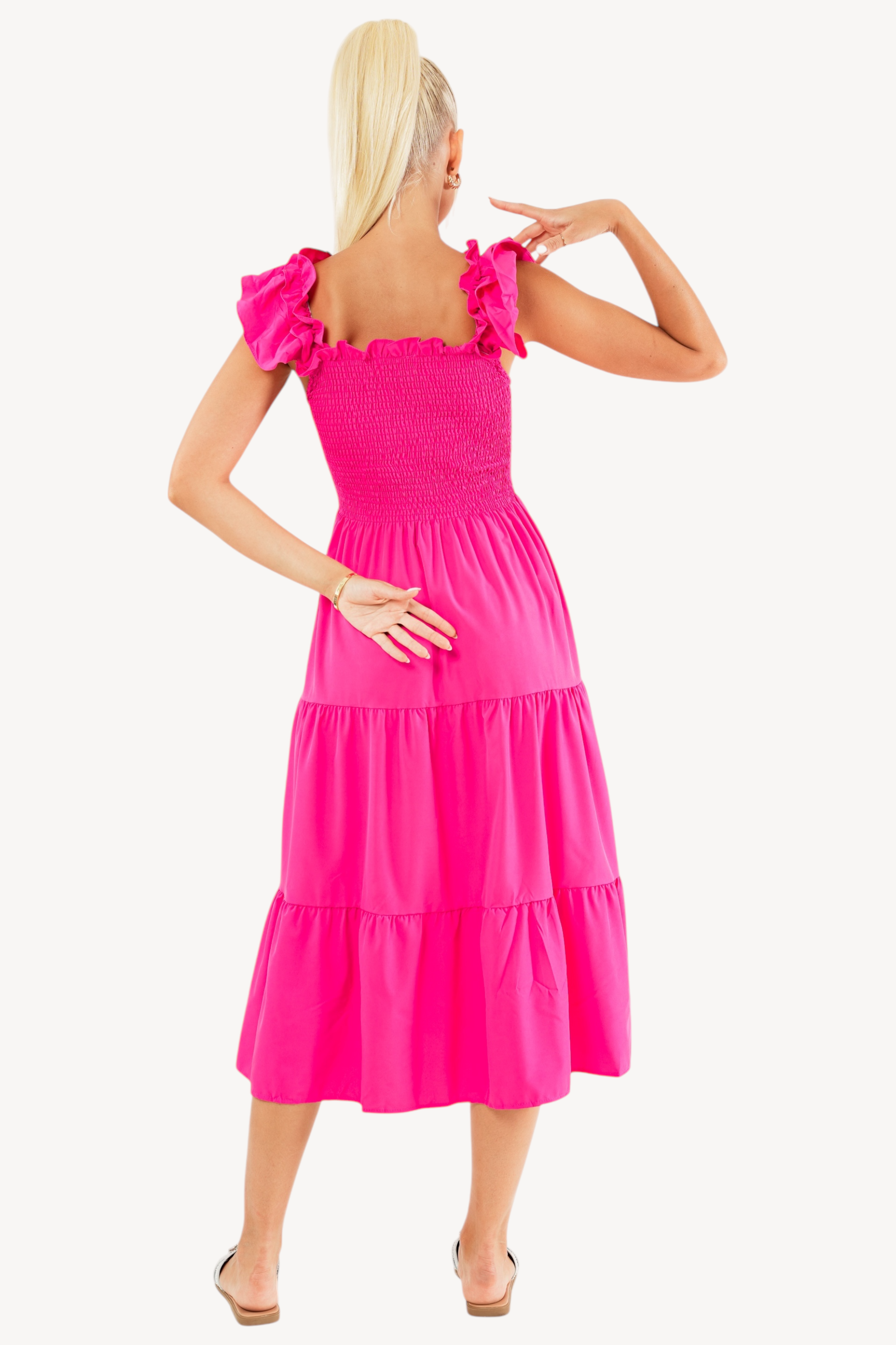 Dolla Dress - Fuchsia