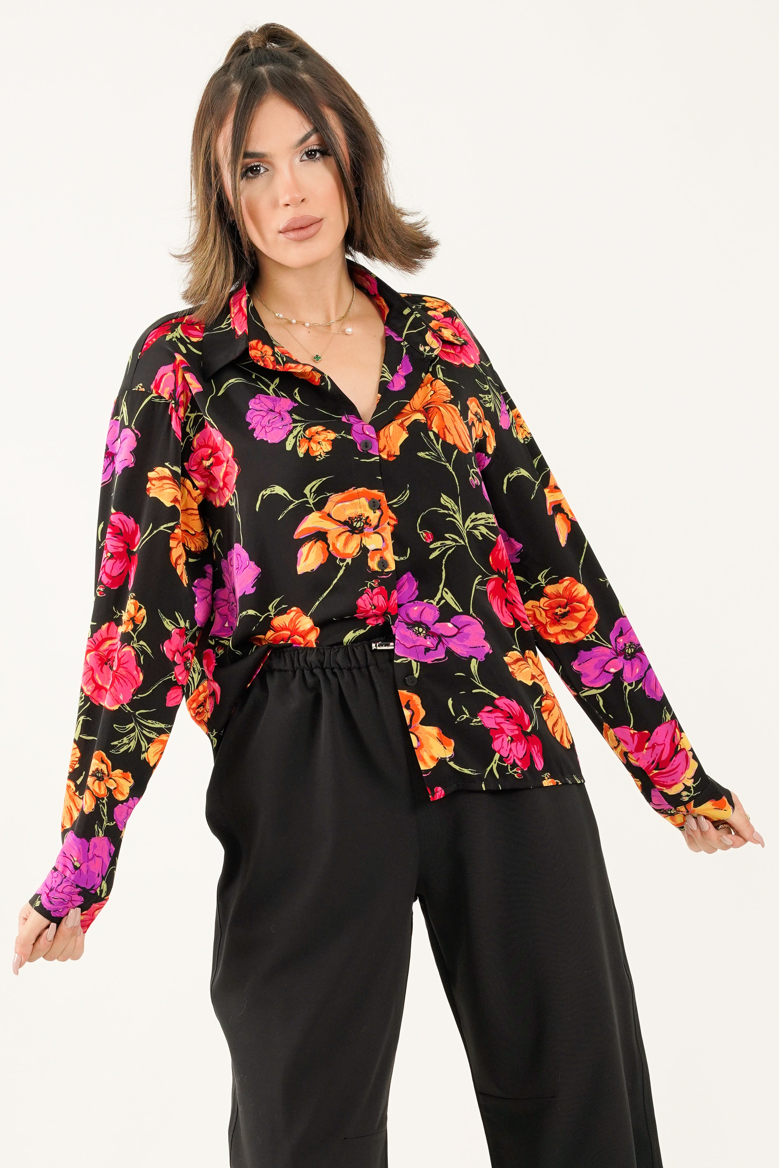 Vangelia Blouse - Black