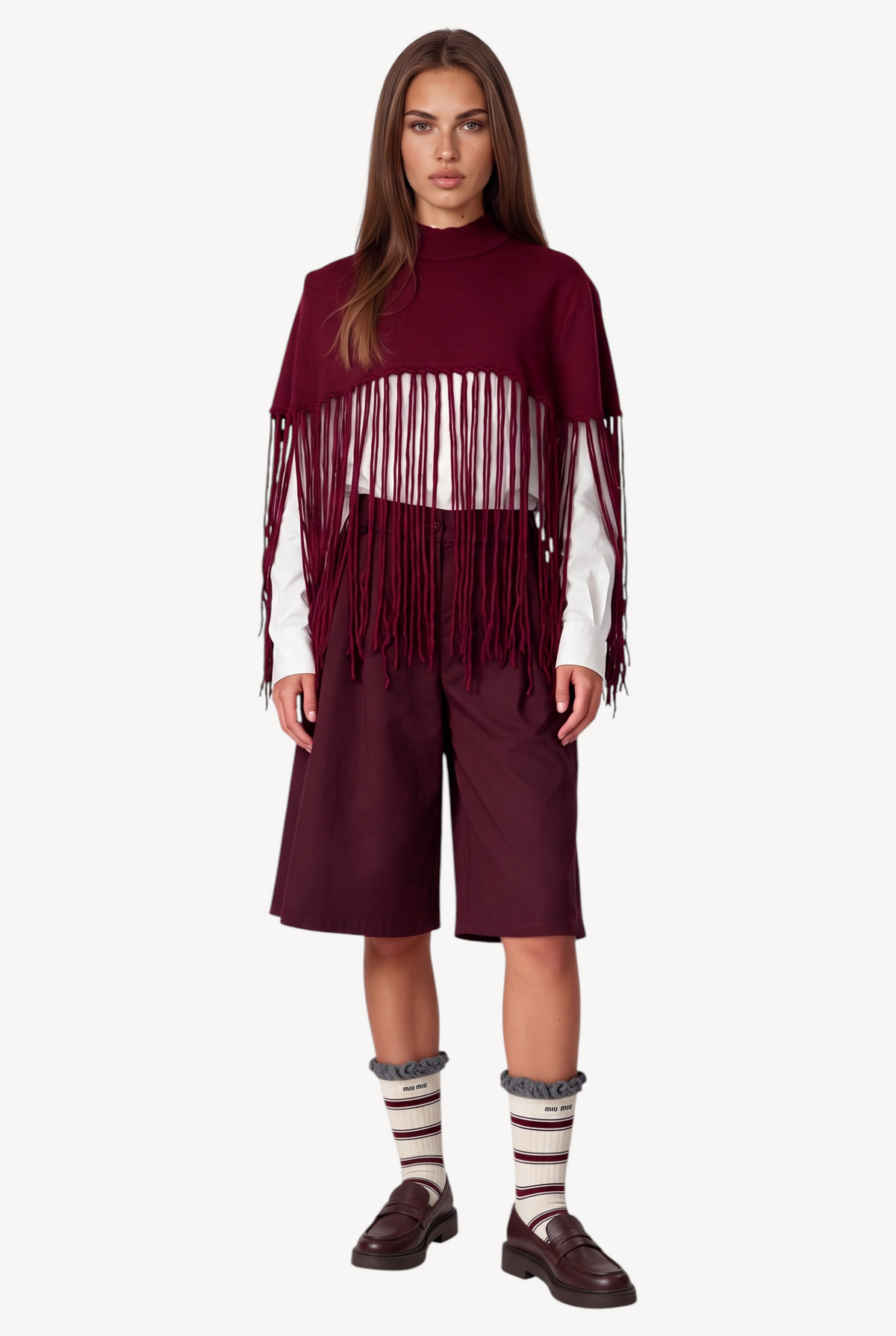 Fringe Cape Top