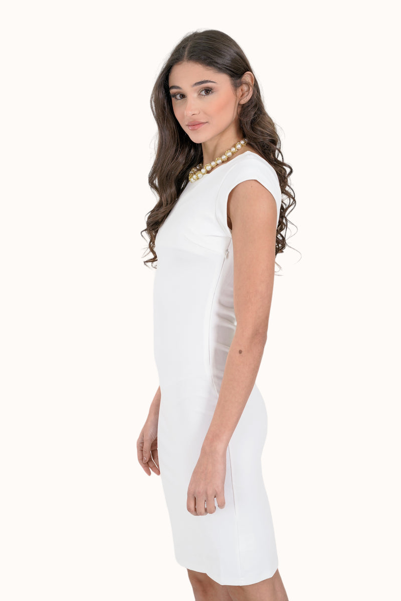 Josiane Dress - White