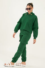 Gracia Trouser - Dark Green