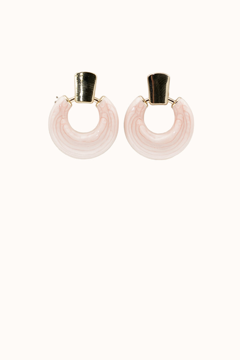 Angie Earrings - Peach