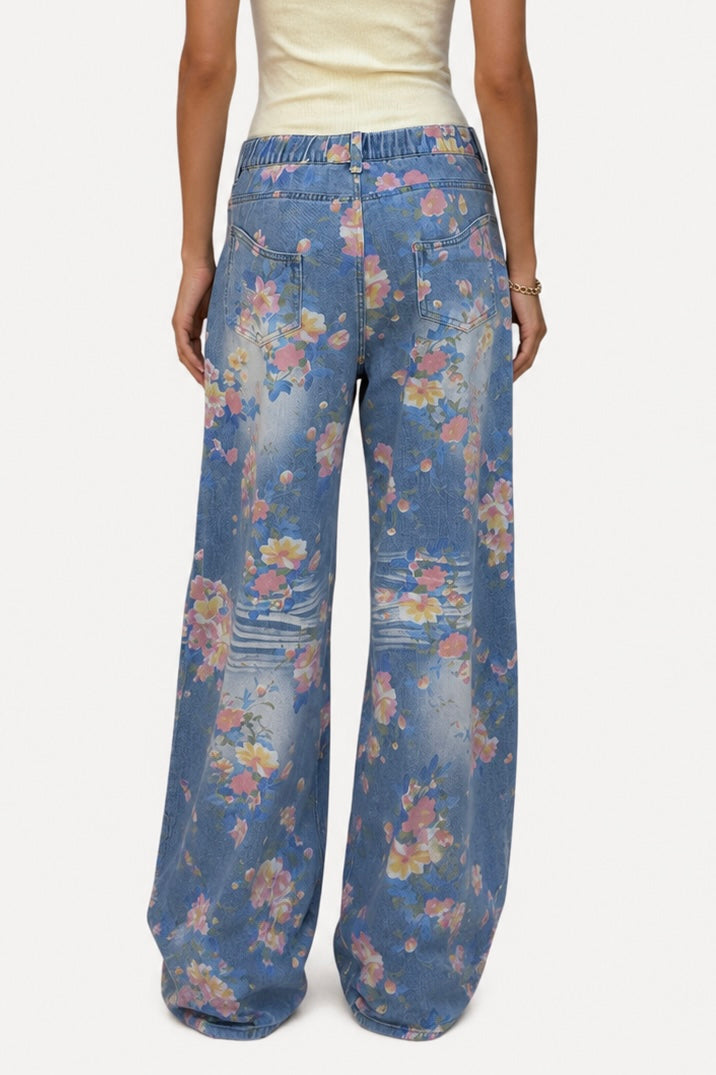 Painted Petals Jeans