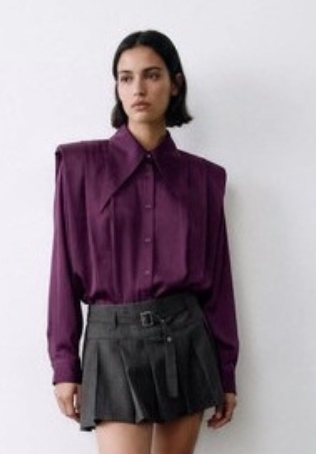 Plum Power Blouse