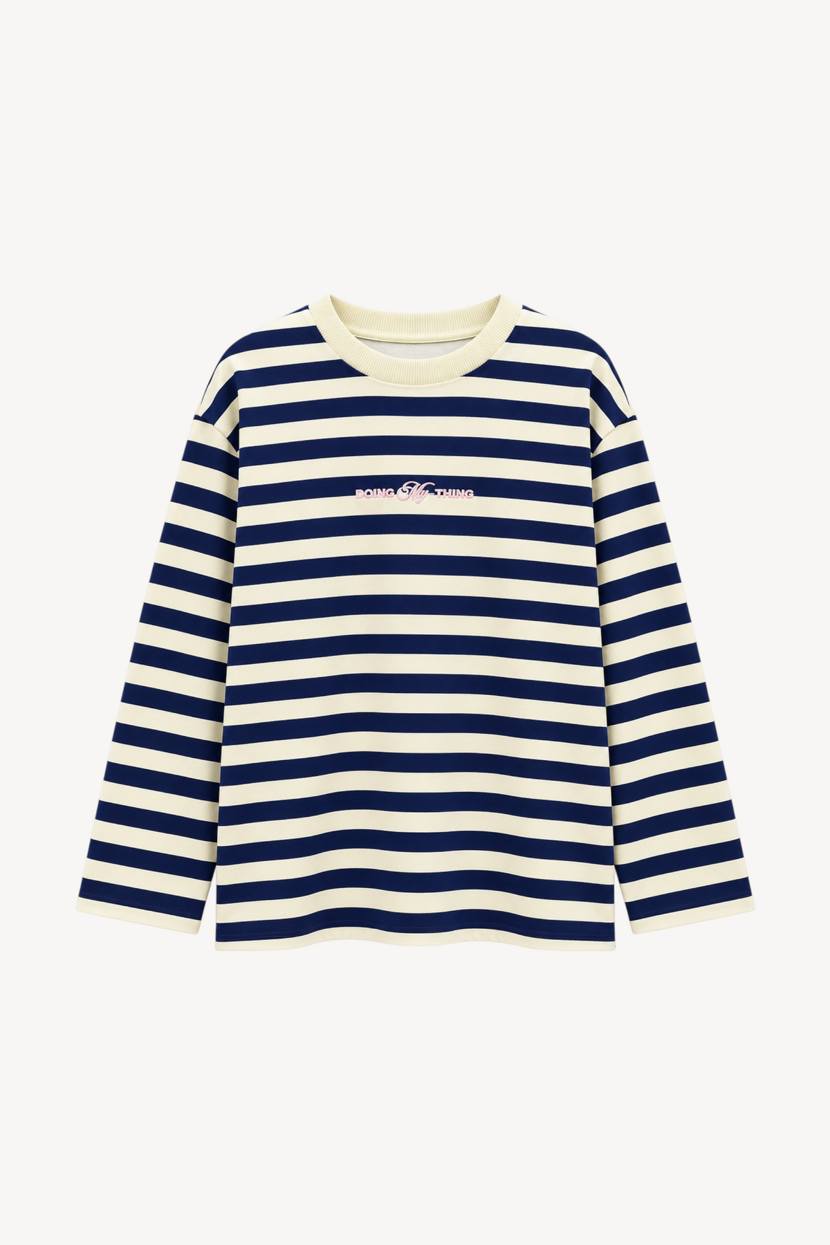 My Kind of Day Striped Sweatshirt