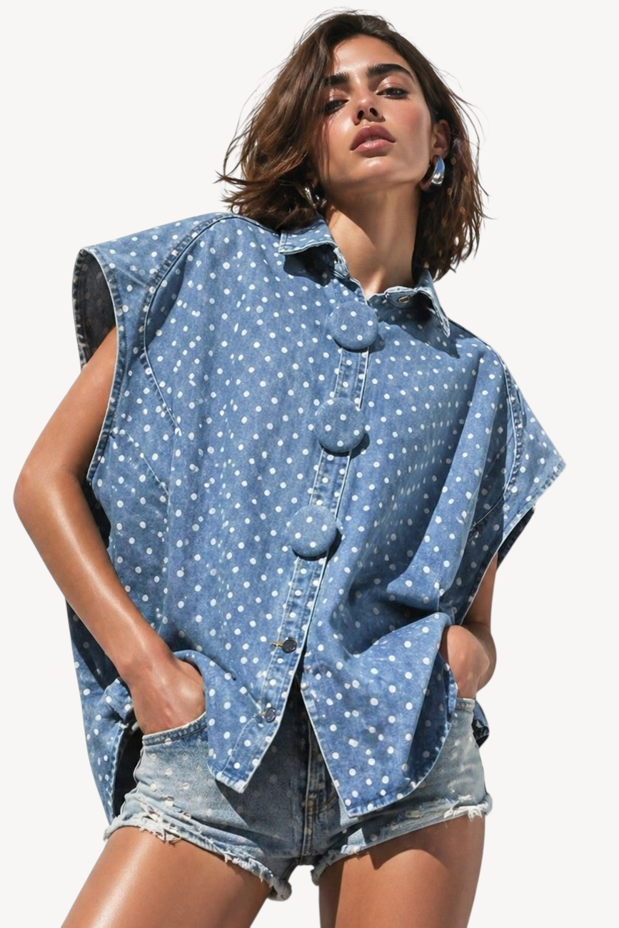 Dot The Line Top